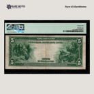 1914 $5 FRN – New York | Fr. 851a | PMG 25 VF | Large Size U.S. Currency