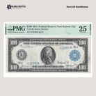 1914 100 Dollar FRN Kansas City | Fr. 1120 | PMG VF 25 | Large Size