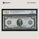 1914 $100 Federal Reserve Note – Chicago | Fr. 1110 | PCGS 53 About Uncirculated | Rare Large-Size Note