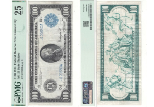 1914 $100 Federal Reserve Note – Kansas City | Fr. 1120 | PMG VF 25 | Large Size