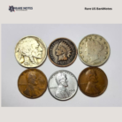 Lot of Indian Head, Liberty V, Buffalo Nickel, Steel & Wheat Pennies | Old U.S. Coins
