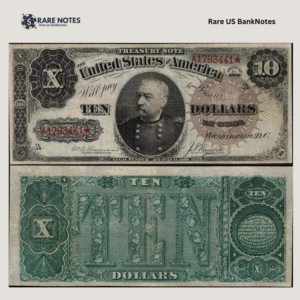 1890 10 treasury note fr366 sheridan pcgs vf25 details
