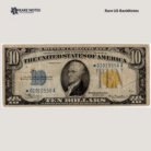 1934A $10 Silver Certificate North Africa Emergency Issue ★ Star Note – Fr.2309