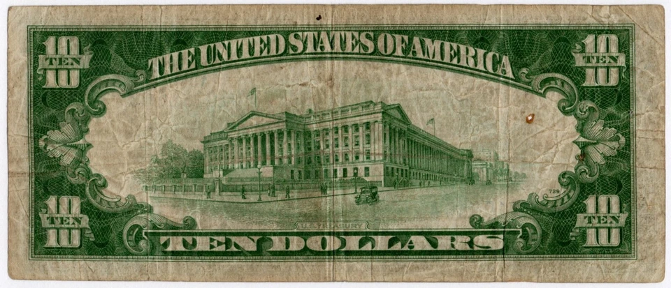 1934A $10 Silver Certificate North Africa Emergency Issue ★ Star Note – Fr.2309 1934A $10 Silver Certificate North Africa Emergency Issue ★ Star Note – Fr.2309