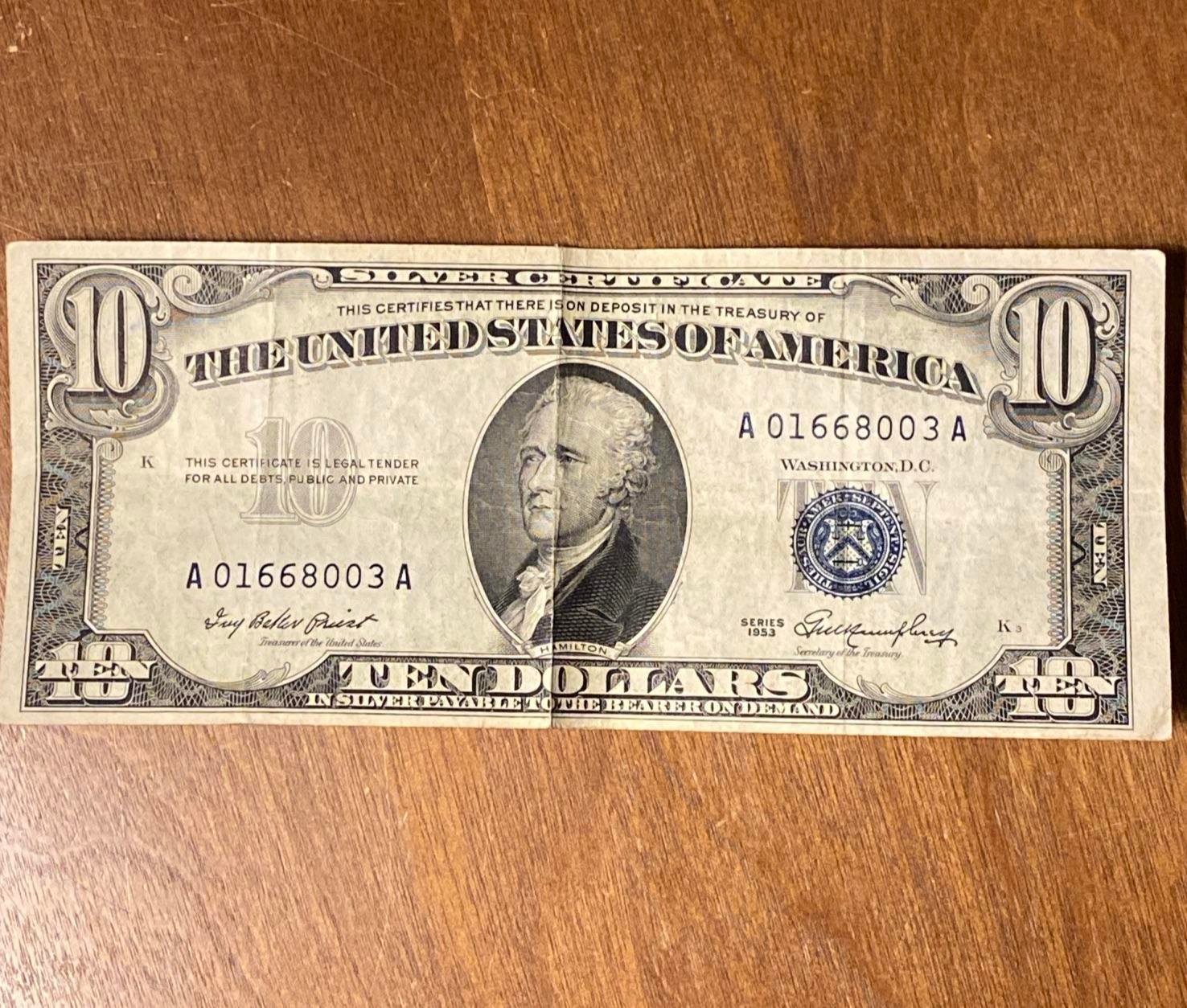 💵 $10 Silver Certificate Value Guide (1878–1953) — How Much Is Yours Worth?