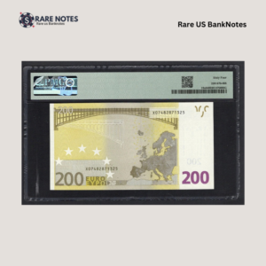 European Union / Germany 200 Euro – 2002 Issue | P-19x Prefix X | Uncirculated Grade 64 | Rare Early-Euro Banknote
