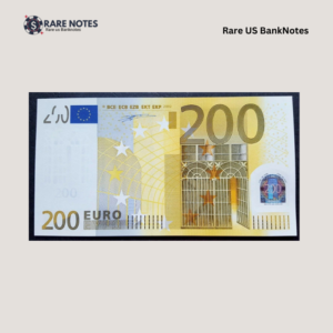 France 200 Euro – 2002 Issue | U-Series, Duisenberg Signature | UNC | Rare Early-Euro Banknote