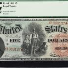 Fr. 64. 1869 $5 Legal Tender Note. PCGS Currency VF-30.