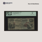 🇺🇸 DBR 1875 $10 National Bank Note – Geneva, New York | Charter #949 | Serial #395 | PCGS Very Good 6 | Rare Large-Size National Currency