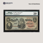 🇺🇸 1869 $5 Legal Tender Note | Fr. 64 | “Rainbow Note” | PMG Very Fine 20 | Classic Reconstruction-Era U.S. Currency