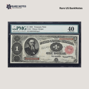 1891 $1 Treasury Note | Fr. 351 | “Coin Note” | PMG Extremely Fine 40 | Classic Late-19th Century U.S. Currency
