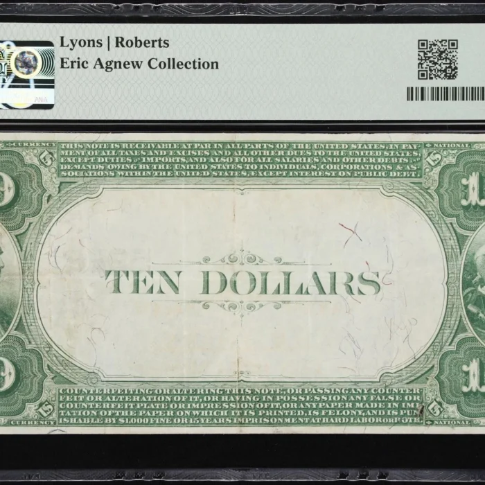 Eureka, CA $10 1882VB Fr. 577 First NB Charter #5986 PMG Choice Very Fine 35