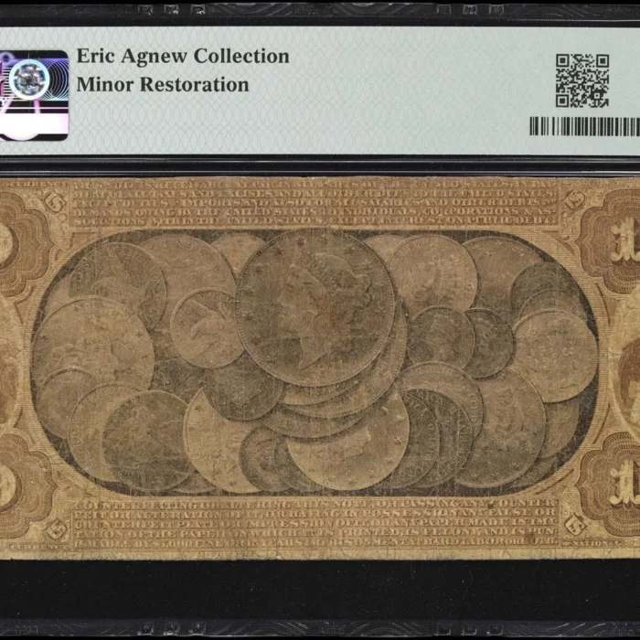 1875 $10 National Bank Note – First National Bank of Oakland, California | Charter #2248 | Fr. 1151 | PMG Choice Fine 15