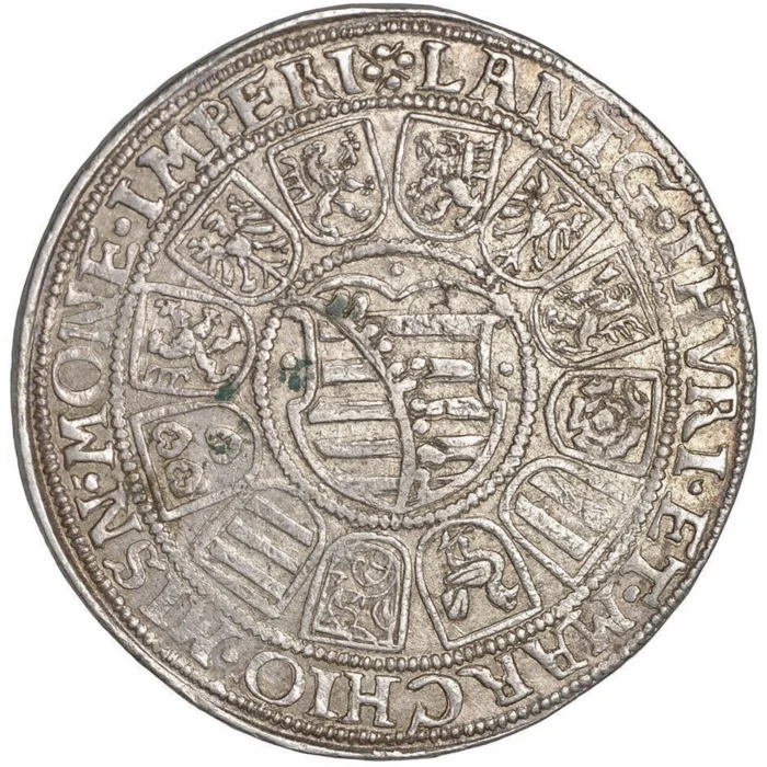 1589 1 Thaler Saxe-Coburg-Eisenach Germany Coin Johann Casimir (KA54-)